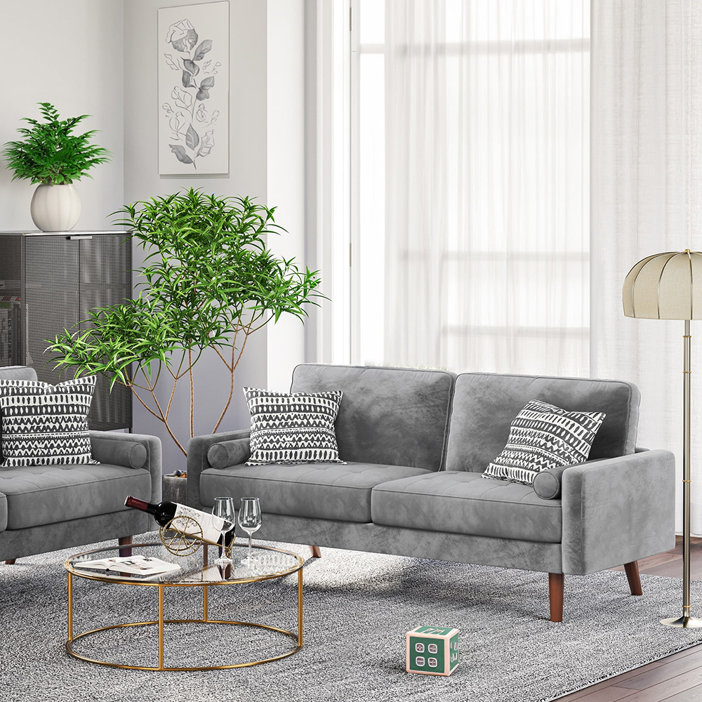 Velvet Sofa For Bedroom - تصویر 3